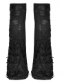 Black Gothic Punk Decadent Shabby Leg Sleeve for Women