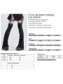 Black Gothic Punk Decadent Shabby Leg Sleeve for Women