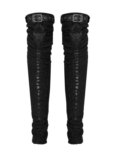 Black Gothic Gorgeous Lace Leg Sleeve for Women