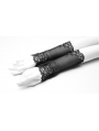 Black Gothic Daily Wear Lace Gloves for Women