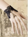 Eiffel Tower Accessories Black Lace Pendant Vinatge Bracelet