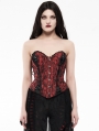 Red Vintage Do Old Gothic Corset for Women