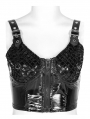 Black Street Fashion Gothic Grunge Corset Top for Women