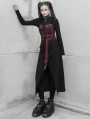 Black and Red Plaid Street Fashion Grunge Gothic Vest Top for Women