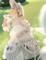 Rose Girl Off-the-Shoulder Tea Party Sweet Lolita OP Dress