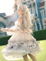 Rose Girl Off-the-Shoulder Tea Party Sweet Lolita OP Dress