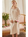 White Vintage Medieval Lace Underwear Chemise Dress