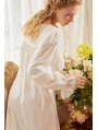 White Vintage Medieval Sweet Underwear Chemise Dress