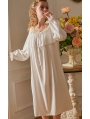 White Sweet Medieval Underwear Chemise Dress