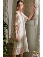 White Simple Vintage Medieval Chiffon Underwear Chemise Dress