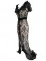 Vintage Elegant Gothic Sexy Lace Long Party Dress