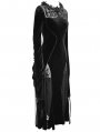 Black Sexy Gothic Velvet Long Party Dress