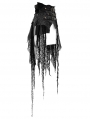 Black Gothic Punk Do Old Style Irregular Short Skirt