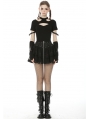 Black Gothic Punk Grunge Lace Mini Skirt