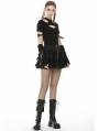 Black Gothic Punk Grunge Lace Mini Skirt