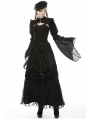 Black Vintage Gothic Gorgeous Velvet Long Skirt