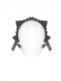 Black Sweet Gothic Cat Ears Headdress