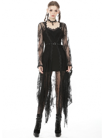 Black Sexy Gothic Slim Sleeveless Mini Dress