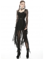 Black Sexy Gothic Slim Sleeveless Mini Dress