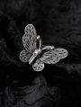 Dark Gothic Butterfly Ring