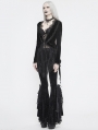 Black Vintage Gothic Sexy Velvet Lace Jacket for Women