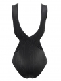 Black Gothic Sexy One-Piece Swimsuit for Women