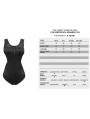 Black Gothic Sexy One-Piece Swimsuit for Women