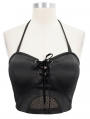 Black Gothic Corset Top for Women