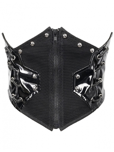 Black Gothic Punk Waistband for Women