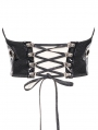 Black Gothic Punk Waistband for Women