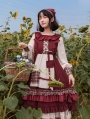 Little Red Riding Hood Pastoral Sweet Lolita OP Dress