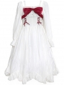 White Romantic Off-the-Shoulder Sweet Lolita OP Dress