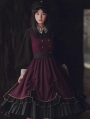 Magical Girl Fake Two-Piece Classic Lolita OP Dress