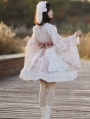 Pink Sakura Pattern Sweet Lolita OP Dress