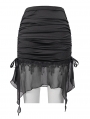 Black Gothic Sexy Short Skirt