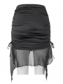 Black Gothic Sexy Short Skirt