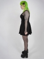 Black Gothic Grunge Short Plus Size Skirt