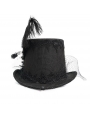 Black Vintage Gothic Party Unisex Hat