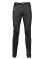 Black Gothic Punk Long Pants for Men