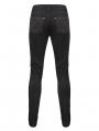 Black Gothic Punk Long Pants for Men