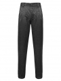 Black Vintage Pattern Gothic Long Pants for Men