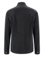 Black Gothic Punk Rock Long Sleeve Shirt for Men