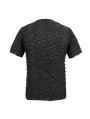 Black Gothic Punk Short Sleeve Daily Wear T-Shirt for Men
