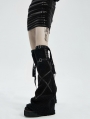 Black Gothic Punk Girls Leg Sleeve for Women