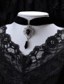 Vintage Gothic Dark Velvet Pendant Choker