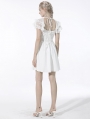 White Gothic Angelic Beauty Short Party Dress