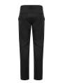 Black Gothic Cout Bat Pocket Long Pants for Men