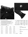 Black Retro Gothic Aristocratic Long Sleeve Shirt for Men