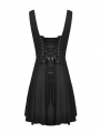 Black Gothic Witch Pentagram Daily Wear Short Dress