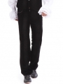 Black Velvet Vintage Gothic Pants for Men